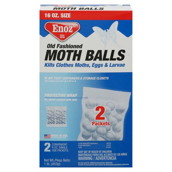 Enoz Old Fashioned Moth Balls (2 ct)