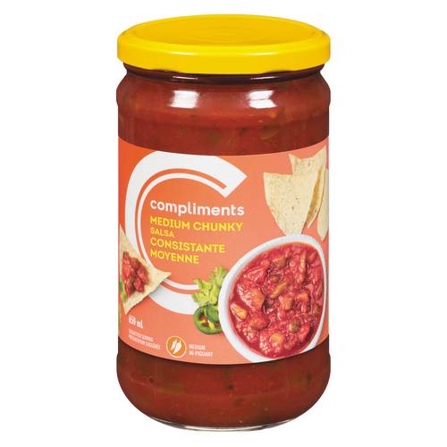 Compliments Salsa Medium Chunky 650 ml