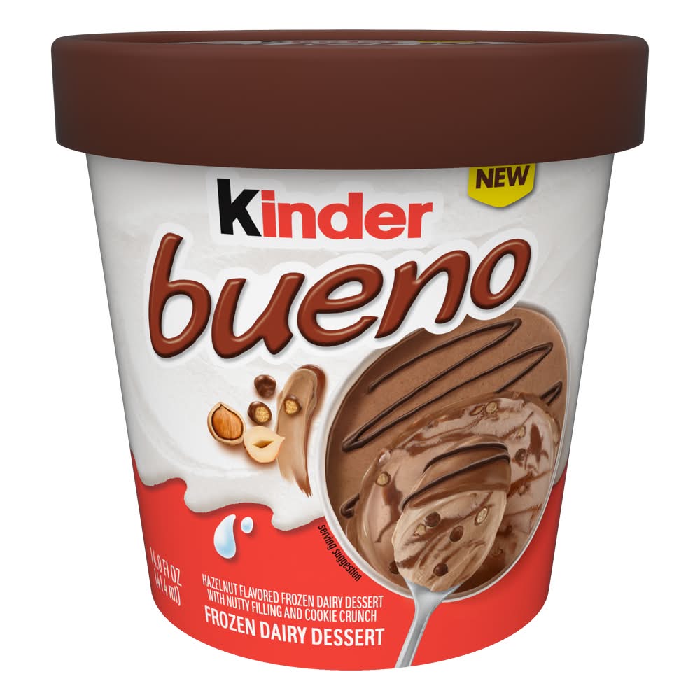 Kinder Bueno Frozen Dairy Dessert, Hazelnut (14 fl oz)