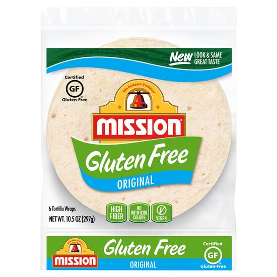 Mission Gluten Free Original Tortilla Wraps (6 ct)