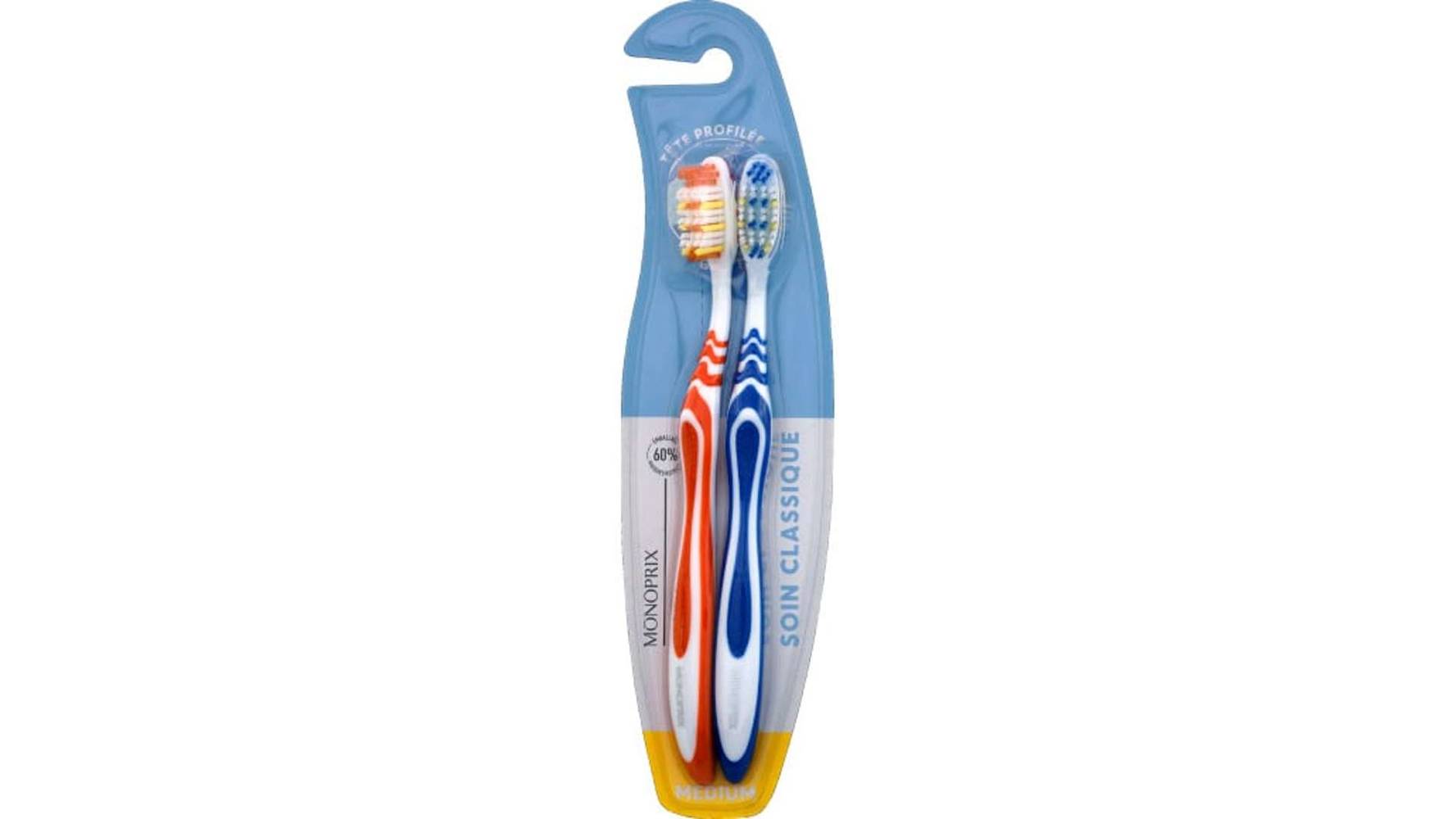 Monoprix - Brosse à dents, Médium (2)