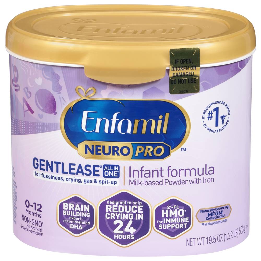 Enfamil Neuropro Gentlease Infant Formula Milk Powder 0-12 Months (1.22 lbs)