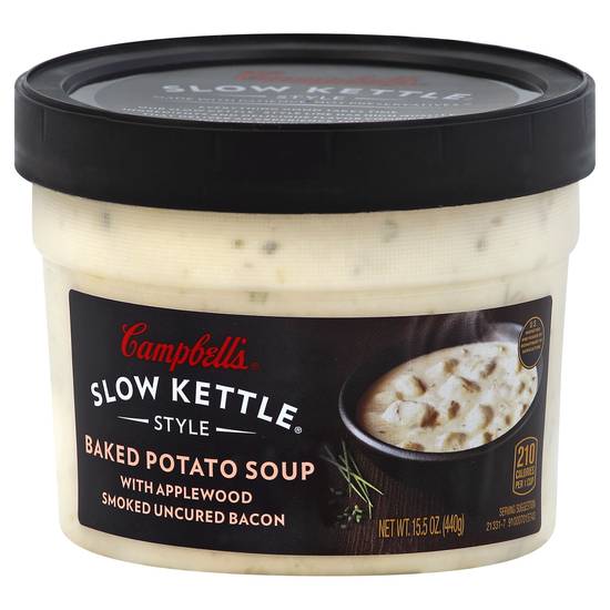 Campbell's Slow Kettle Style Baked Potato Soup With Bacon (15.5 oz)