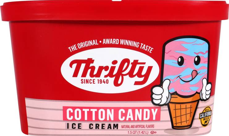 Thrifty Ice Cream (cotton candy)