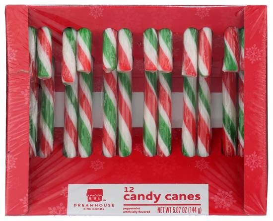 Order Dreamhouse Candy Canes - Red, White & Green, 12 ct food online from Rite Aid store, Costa Mesa on bringmethat.com