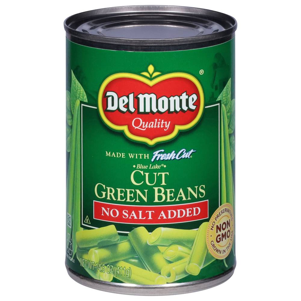 Del Monte No Salt Added Cut Green Beans (14.5 oz)