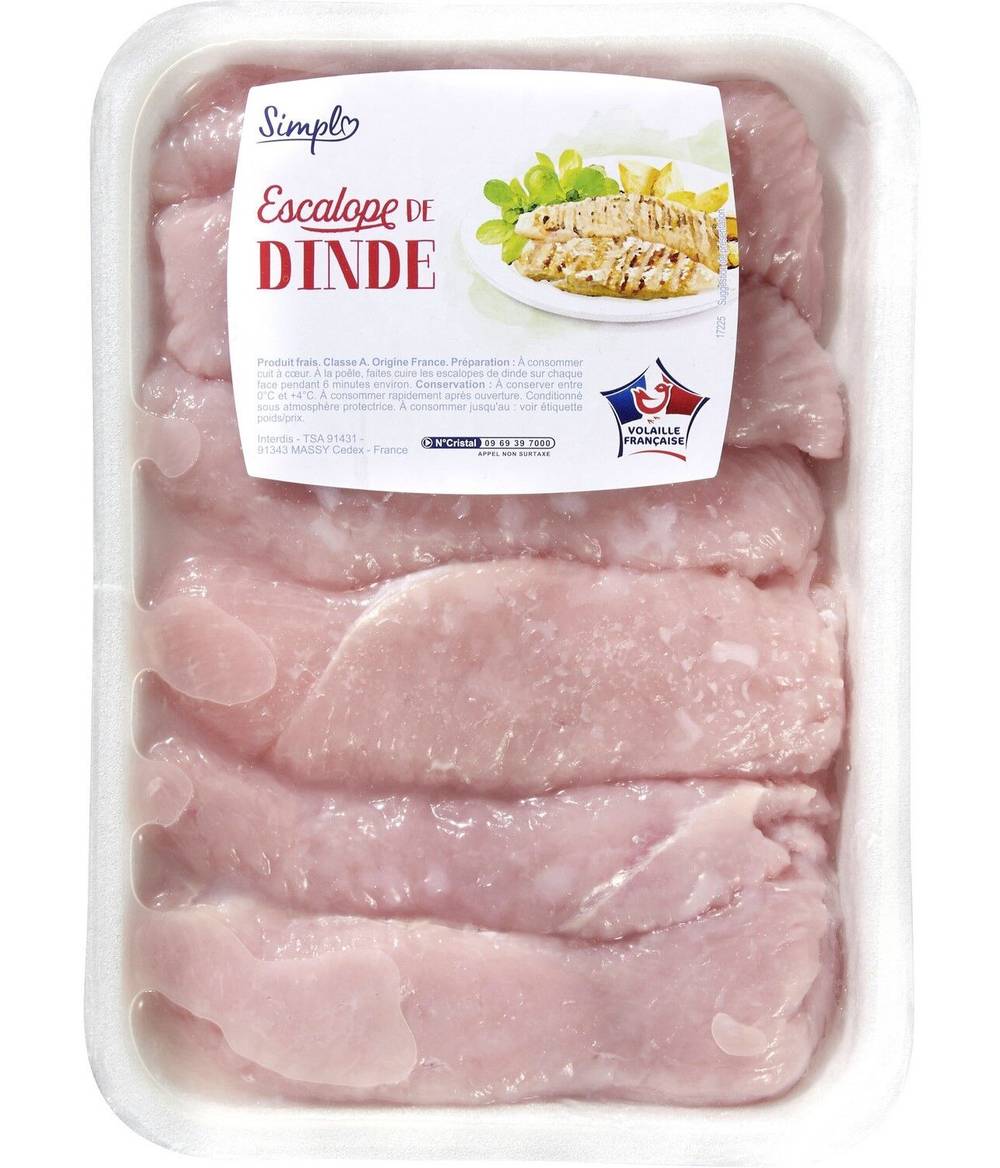 Simpl - Escalopes de dinde (720g)