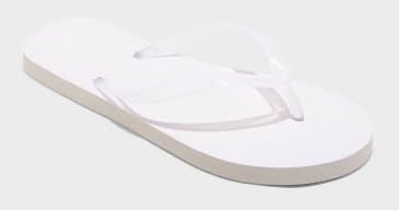 Shade & Shore Sydney Flip Flop Sandals, Women, 9, White
