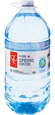 President's choice eau de source naturelle - natural spring water (4 l)