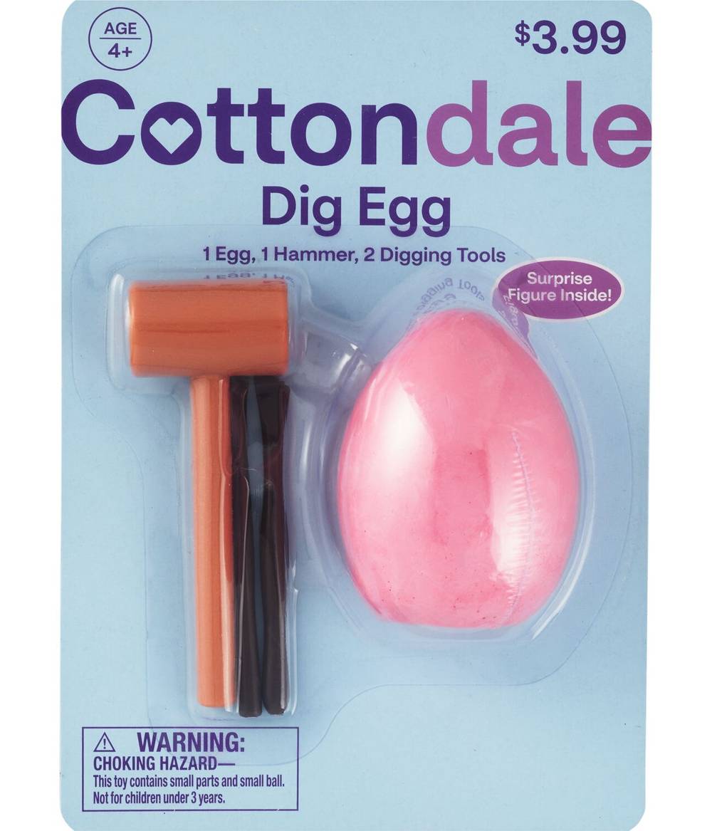 Cottondale Easter Dig Egg, Assorted