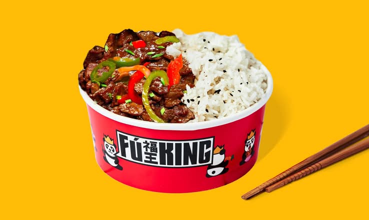 Crea tu Bol Ternera salteada con Verduras 制作蔬菜炒牛肉碗