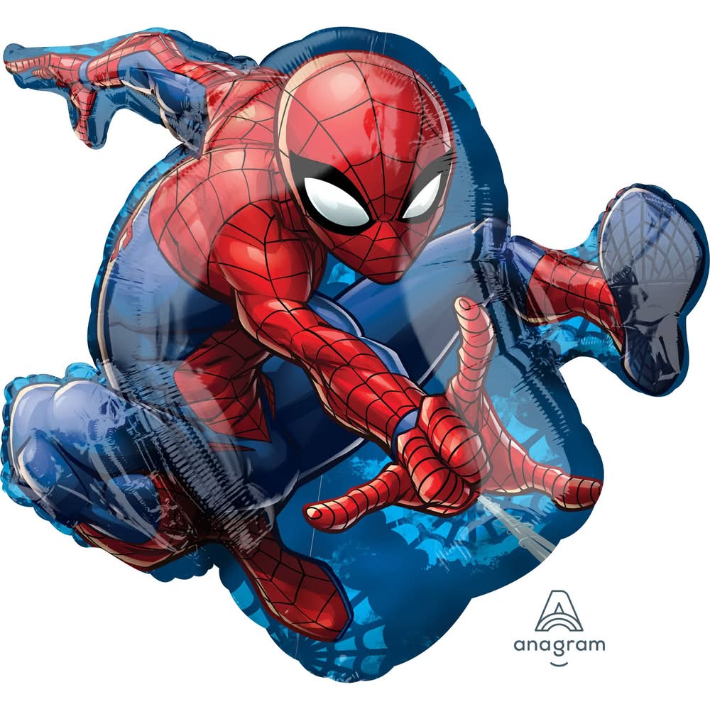 Anagram Spider-Man Supershape Foil Balloon, 29 in
