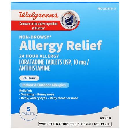 Walgreens Allergy Relief 24 Hour 10 mg Tablets (5 ct)