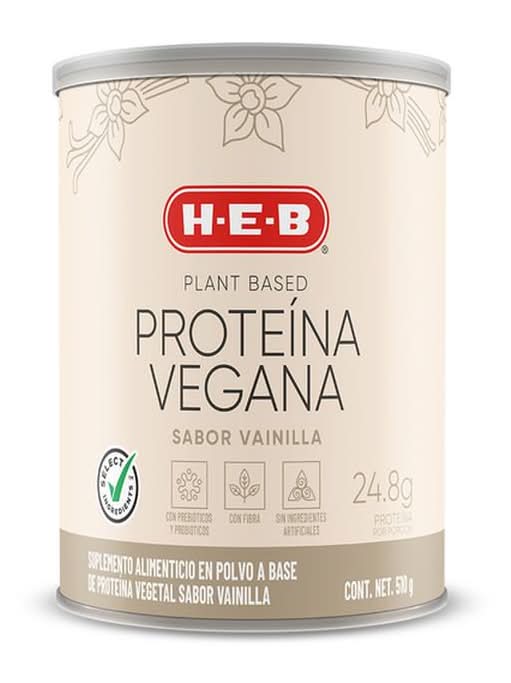 H-E-B · Proteína vegana, vainilla (510 g)