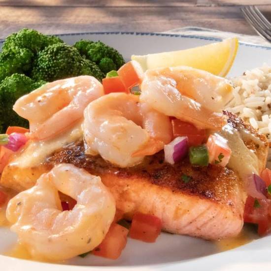 Order Salmon New Orleans** (Half) food online from Red Lobster store, Talleyville on bringmethat.com
