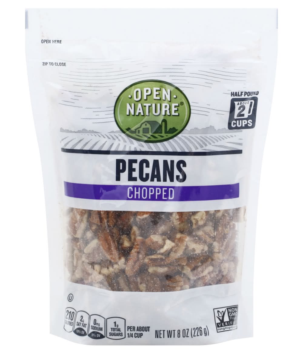 Open Nature Chopped Pecans (8 oz)