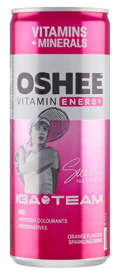 Oshee Orange, Vitamins & Minerals Energy Sparkling Drink (250ml)