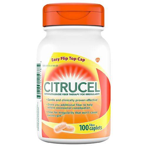 Citrucel Caplets Fiber Therapy For Occasional Constipation Relief Unflavored - 100.0 ea