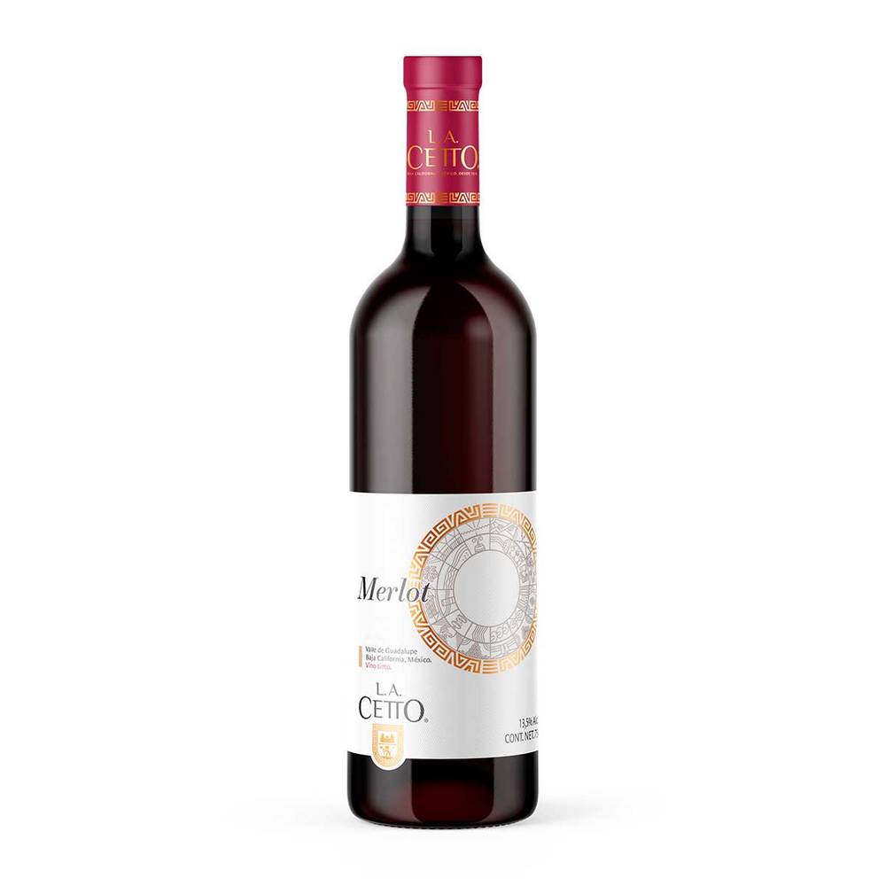 L.A. Cetto · Vino tinto merlot valle de guadalupe, 2018 (750 ml)
