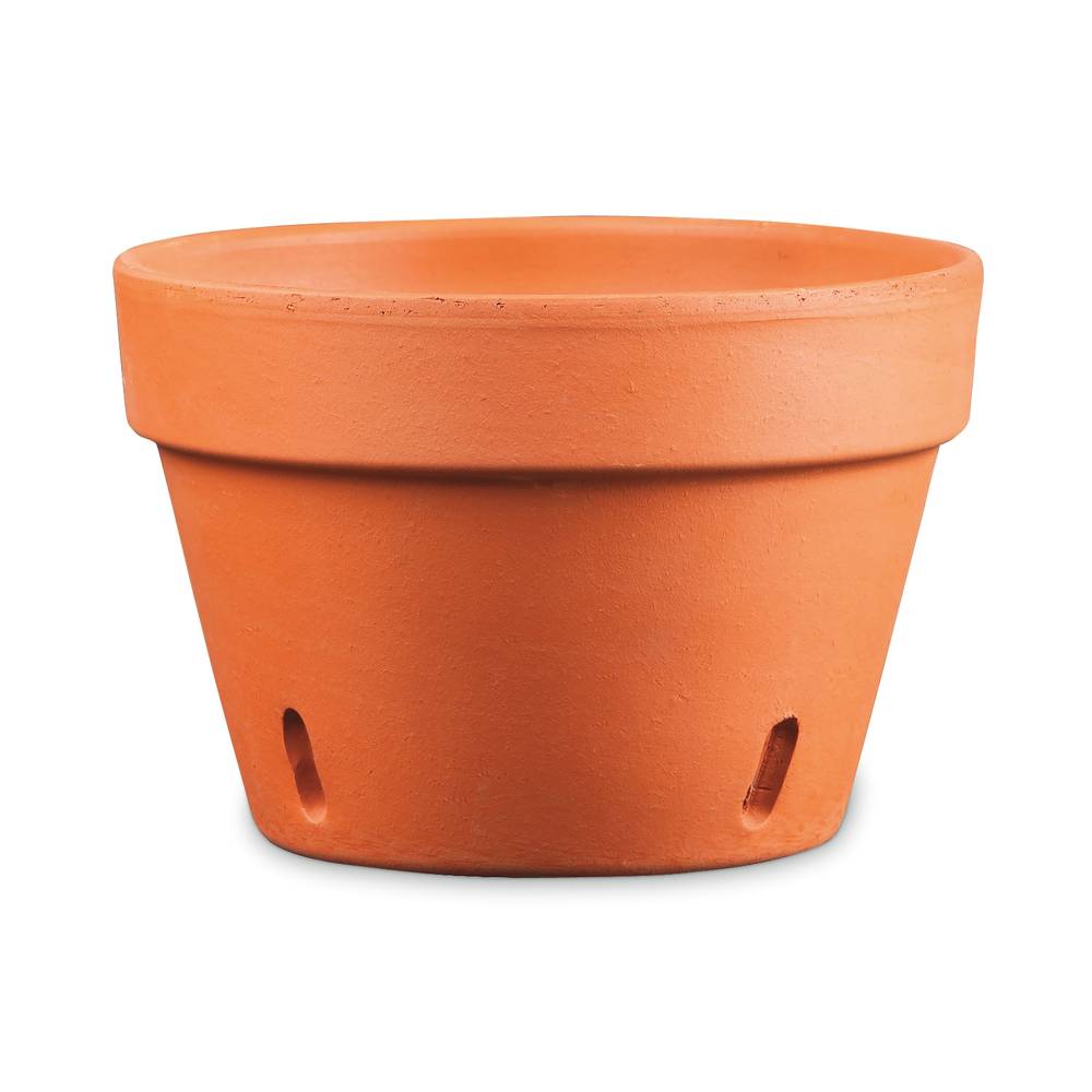 Pennington 6.75-in W Small Orange Clay Indoor/Outdoor Planter With Drainage Holes | 672176