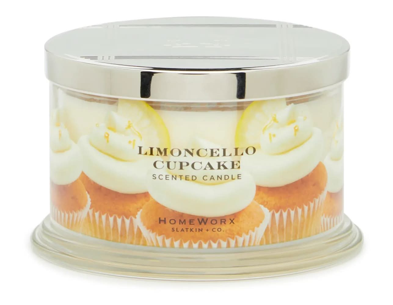 Homeworx By Slatkin + Co. Limoncello Cupcake 18-Oz. 4-Wick Candle (Multicolor One Size)