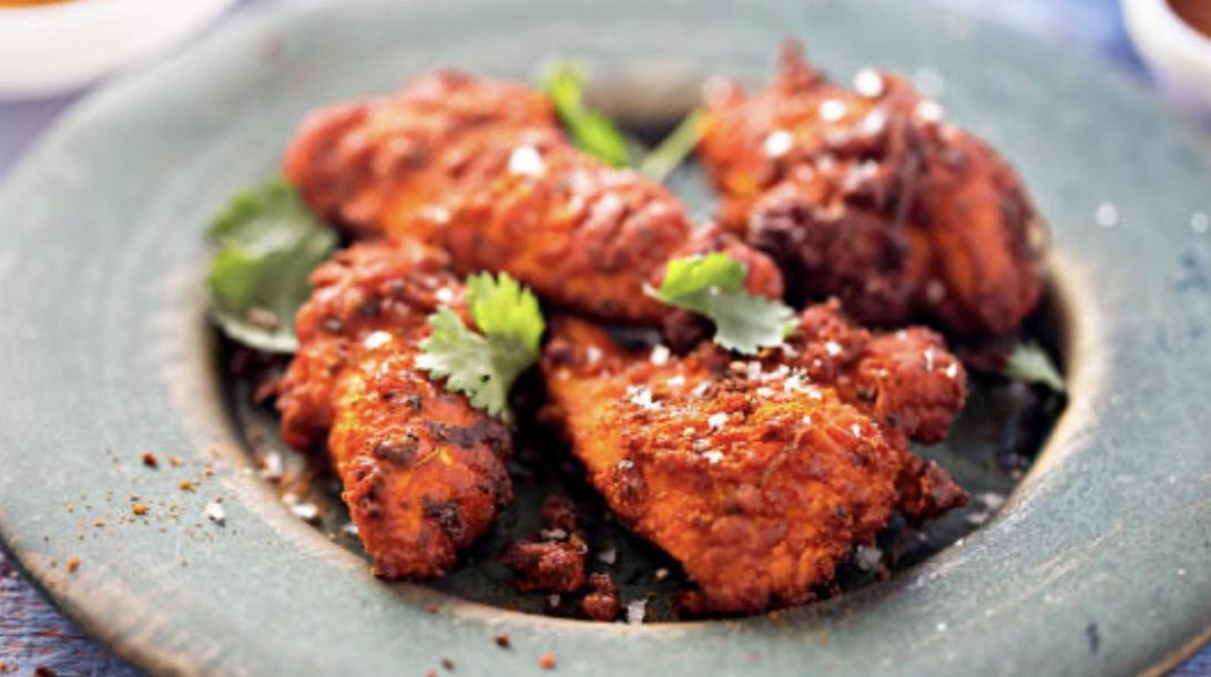" 4 HOT WINGS TANDOORI"
