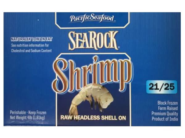 Pacific Seafood Searock Raw White Vannamei Shrimp 21-25 (6 units)