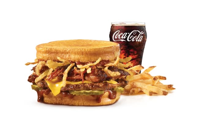 BBQ Pulled Pork Frisco Burger Combo