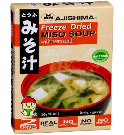 Ajishima 2 Serve Soup Miso Bean Curd 6g