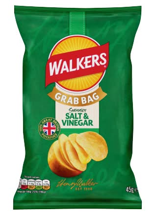Walkers Salt & Vinegar, Potato Chips (45g)