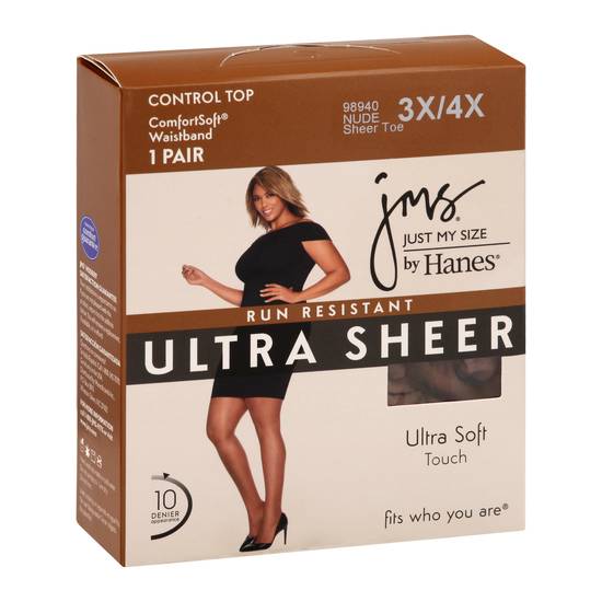 Just my size run resistant clearance pantyhose