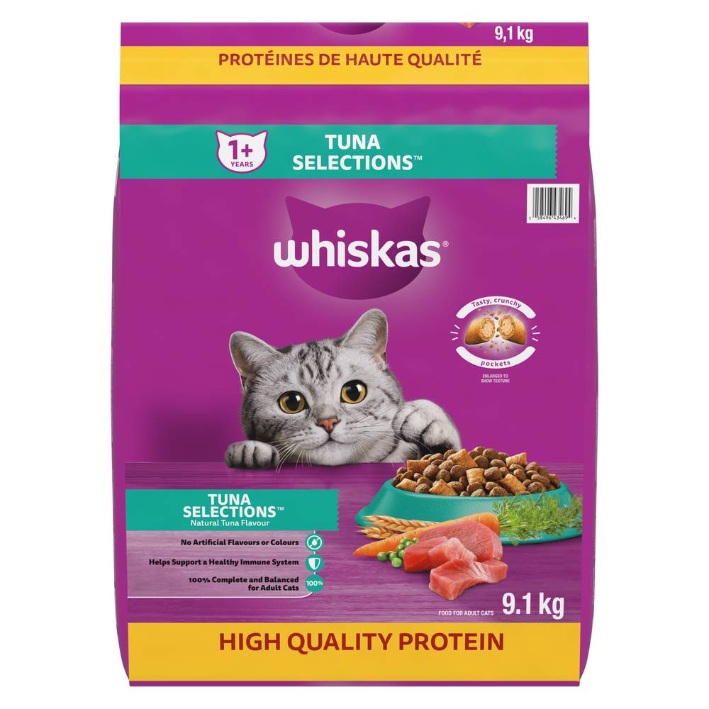 Whiskas With Real Tuna, Dry Food For Adult Cats Delivery Near Me