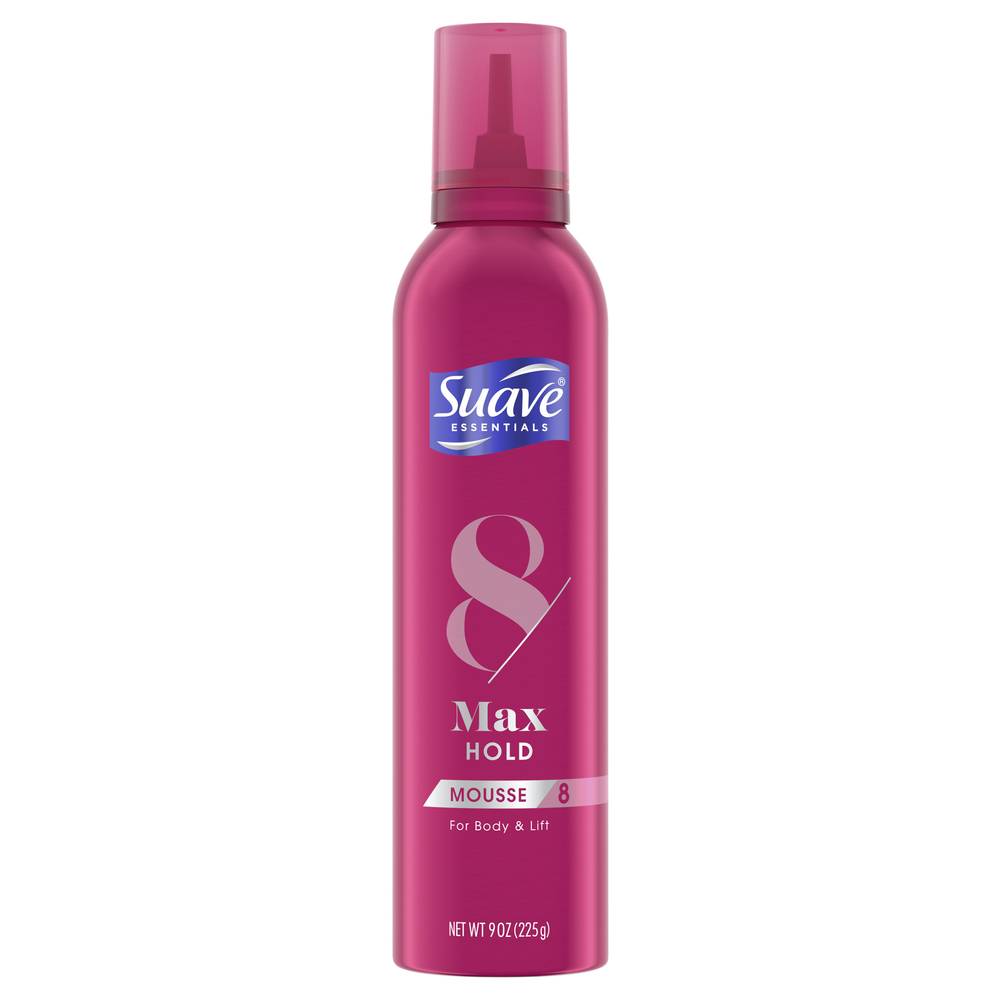 Suave Essentials Max Hold Volumizing Hair Mousse 8 Body & Lift