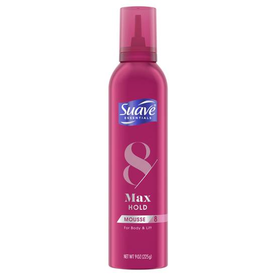 Suave Essentials Max Hold Volumizing Hair Mousse 8 Body & Lift