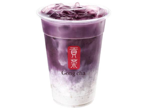Purple Sweet Potato Black Tea Latte