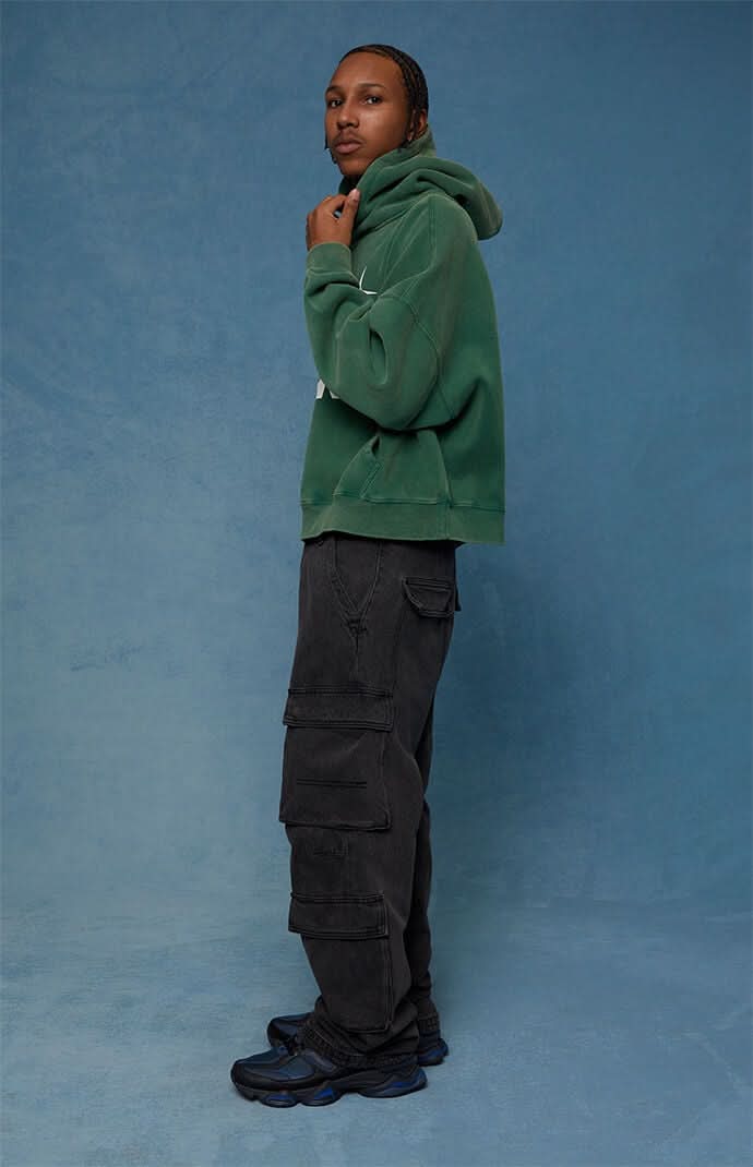 Men's Dylan Baggy Jeans Cargo Black 30W x 30L