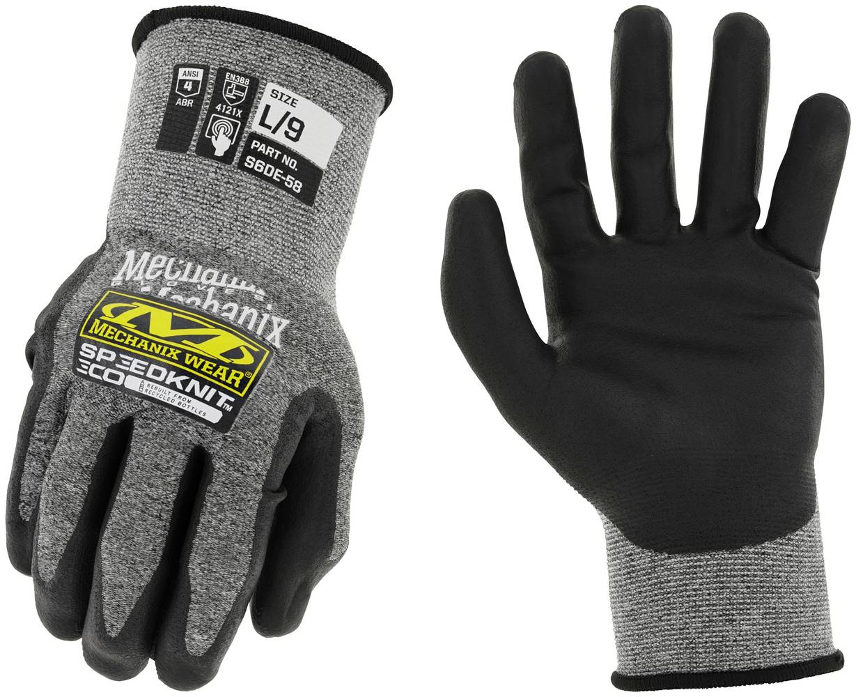 MECHANIX WEAR Large/X-Large Grey Knit Gloves (1-Pair) | LOW-S6DE-58-540