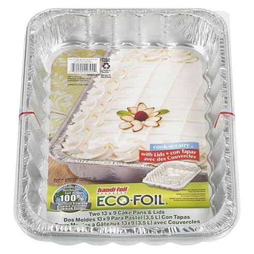 Handi-Foil Cake Pan and Lid (2 units)