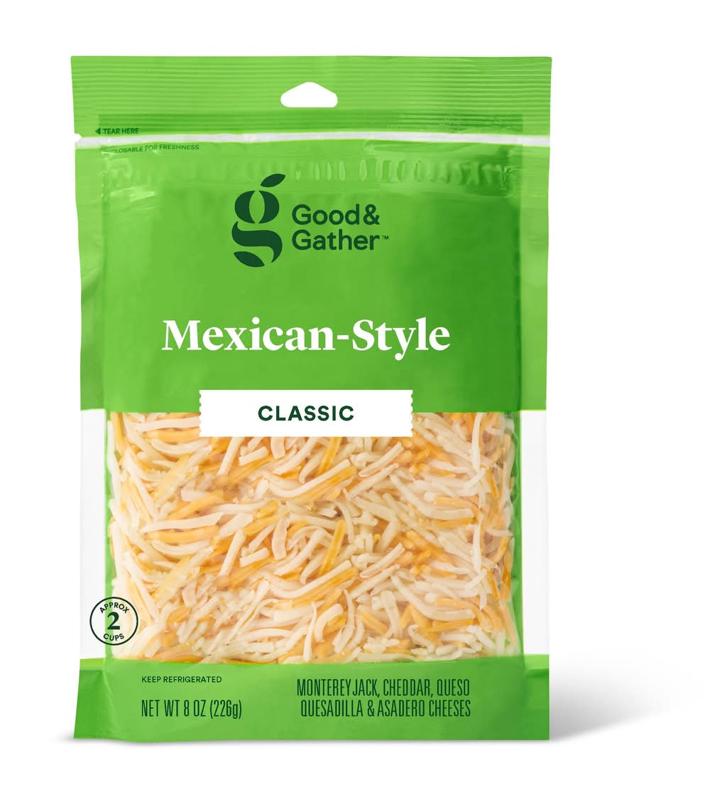 Good & Gather Shredded Classic Mexican Style Cheese (8 oz)