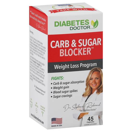 Diabetes Doctor Capsules Carb & Sugar Blocker (45 ct )