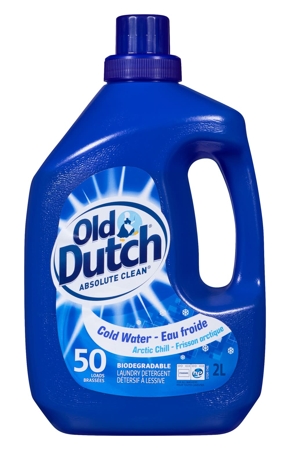 Old Dutch Absolute Clean Cold Water Laundry Detergent, Arctic Chill (2 L)