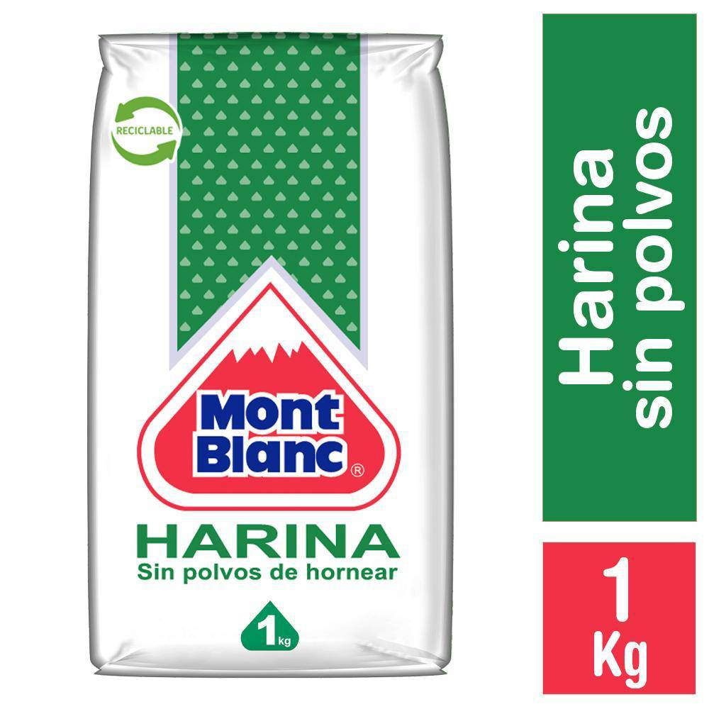 Mont Blanc · Harina sin polvos de hornear (1 kg)