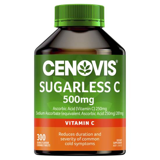 Cenovis Sugarless Vitamin C 500mg Tablets For Immunity 300 pack
