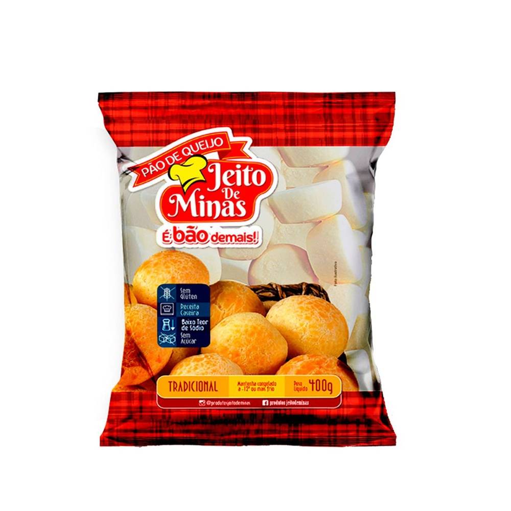 Jeito de minas pão de queijo tradicional (400g)