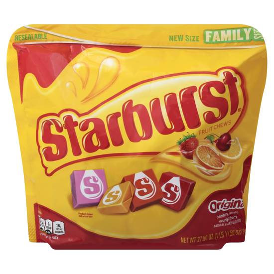 Starburst Original Fruit Chews Candy (27.5 oz)