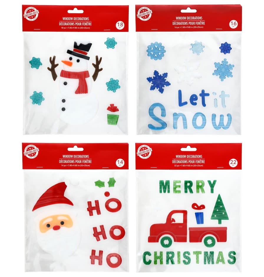 Christmas Decorative Gel Clings