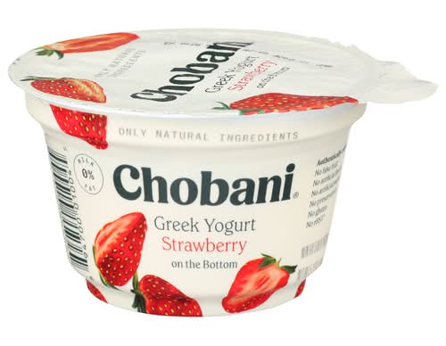 Chobani Fat Free Strawberry Greek Style Yogurt