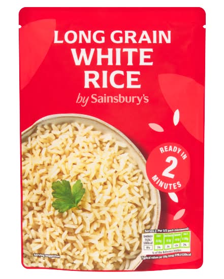 Sainsbury's Long Grain White Rice (250g)