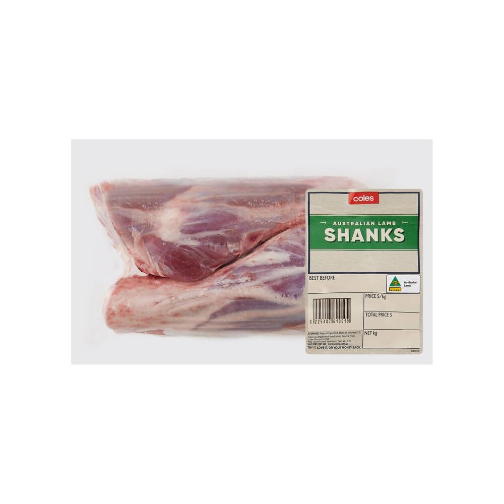 Coles Lamb Shanks 2 Pack approx. 775g