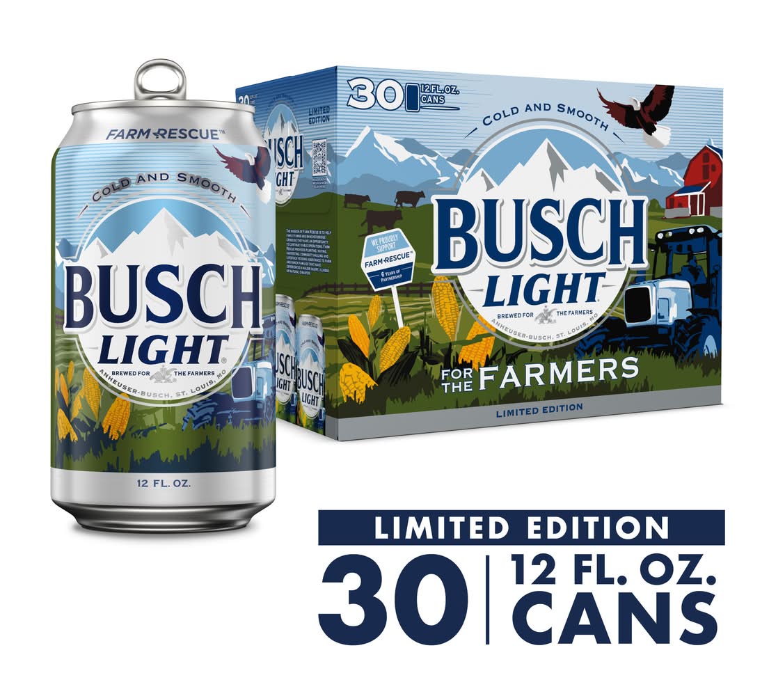 Busch Light American Lager Beer (30 x 12 fl oz)